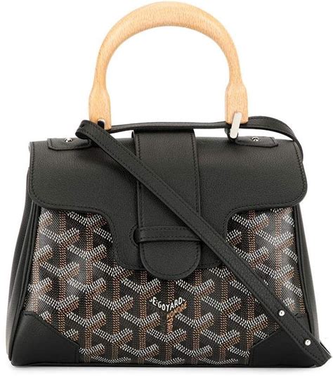 goyard top handle tote|goyard wooden handle bag price.